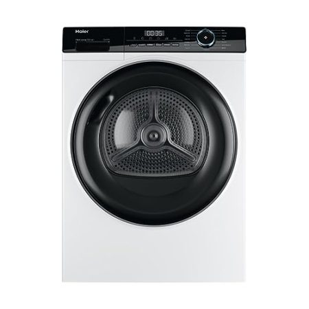 Haier I-Pro Series 3 HD100-A2939 Wärmepumpentrockner, 10 kg, I-Refresh, I-Time, 3-in-1-Filter, Klasse A++, 59,5 x 66,5 x 84,5 cm, Weiß