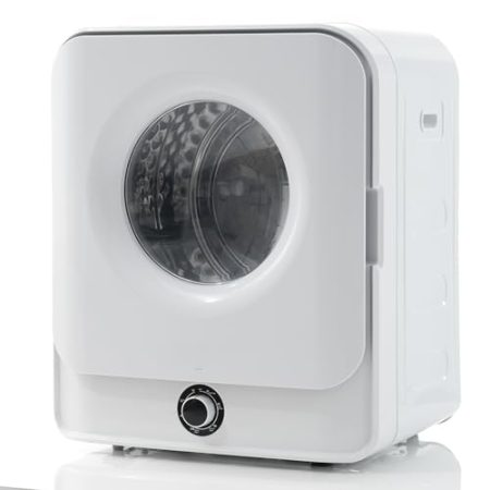 DRIXNO Ablufttrockner Trockner Mini Wäschetrockner Dryer Machine, 830w/3kg/Weiß/50x44x60 cm, Überhitzungsschutz, wandmontierbar [Energieklasse C]