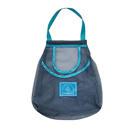 Tee Dosen Mit Deckel Haushaltsnetzbeutel für Obst und Gemüse, Faltbare Einkaufstasche, Wiederverwendbare Einkaufstasche, Angler Geschenke Für Männer Taschen (Blue, One Size)