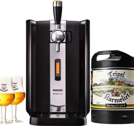 Perfect Draft Zapfanlage HD 3720/26 + 6L Fass | Fassbier, inkl 5 EUR MEHRWEG Pfand (Tripel Karmeliet + 2 glas 20cl)