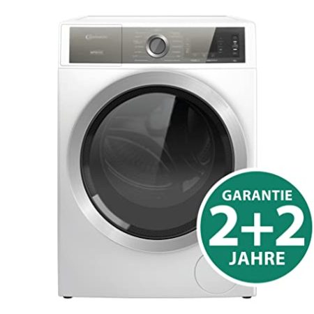 Bauknecht B8 W846WB DE Waschmaschine Frontlader/A/8kg/GentlePower-Technologie/AutoDose /kraftvolle Fleckenentfernung /Steam Hygiene Option/Direct Drive-Motor/Startzeitvorwahl /Kindersicherung, Weiß