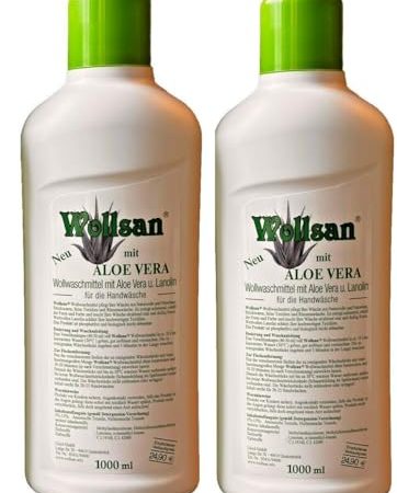 Wollsan Wollwaschmittel Feinwaschmittel Aloe Vera Lanolin 1L (4)