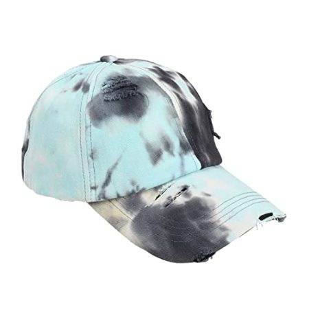 Winter Cap Damen Tie Dye Ink Painting Hat Womens Mesh HatsPatch Preppy Hat Retro Baseball Cap Feinwaschmittel Caps