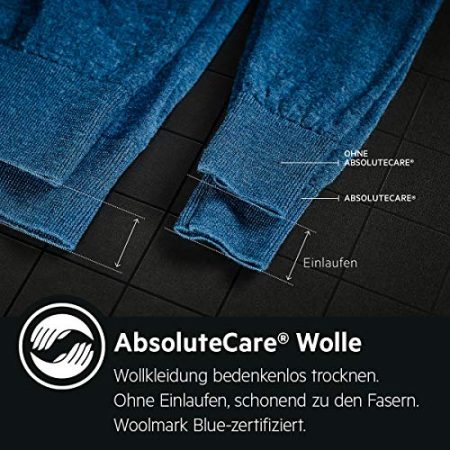 AEG T8DBA3 Wärmepumpentrockner / AbsoluteCare: Wolle-Seide-Outdoor trocknen / 8 kg / Energiesparend / Mengenautomatik / Knitterschutz / Schontrommel