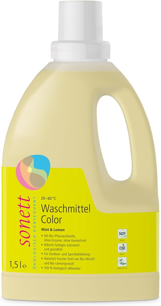 Sonett Waschmittel Color Mint & Lemon 1,5 Liter