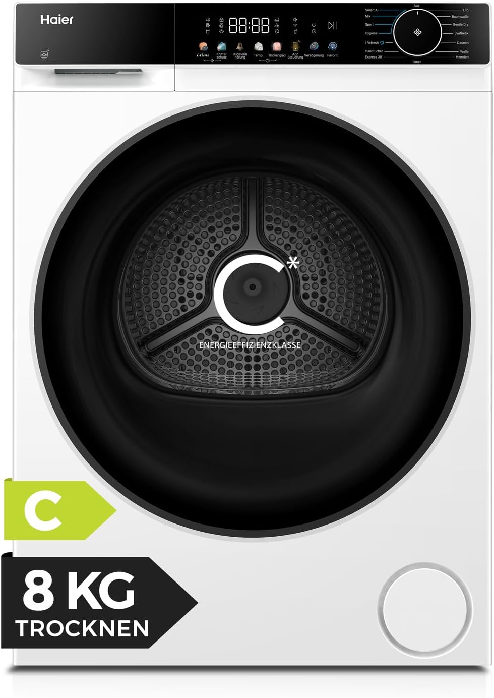 Haier HD80-C657U1 Wärmepumpentrockner im Test